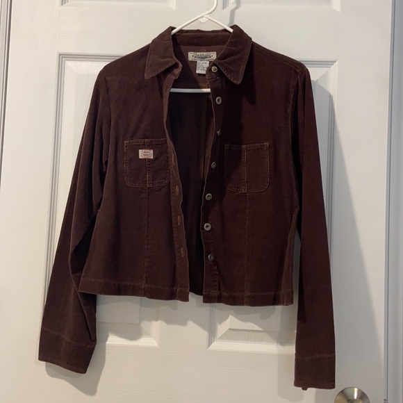 GASOLINE Cotton Brown Corduroy Jacket Size M - Picture 2 of 10